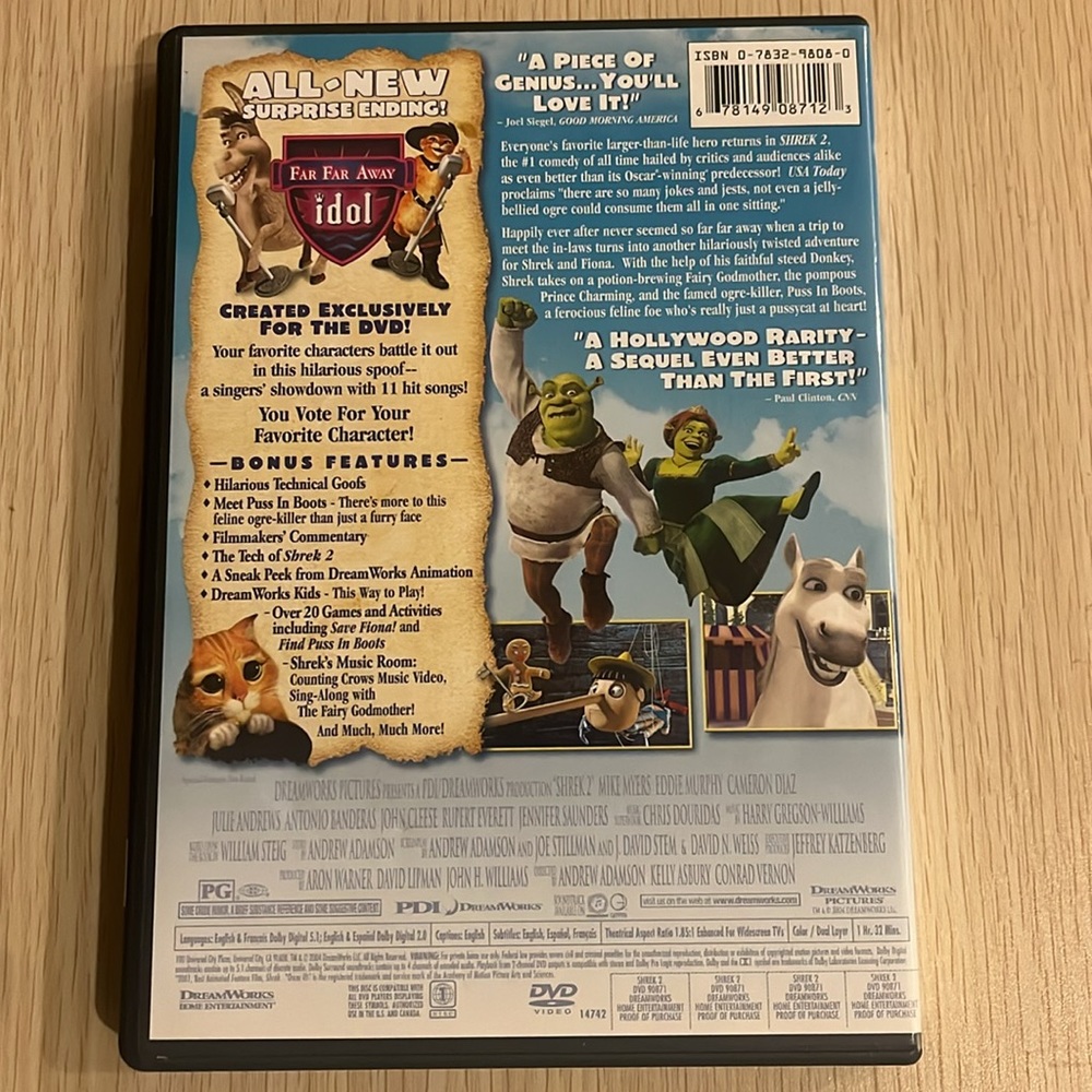 Shrek DVDs - Picture 5 of 13